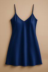 Satin Slip Dress – Sleeveless Camisole with Adjustable Thin Straps