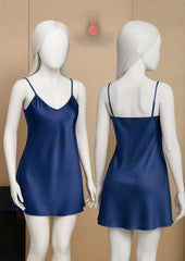 Satin Slip Dress – Sleeveless Camisole with Adjustable Thin Straps