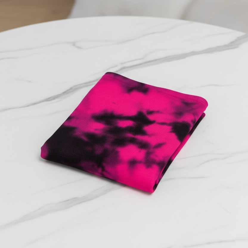 Exotic Criss-Cross Neck Tie-Dye Stocking Night Dress for Women | Seamless Mesh Nighty (Free Size)